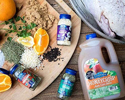 Litehouse Freeze Dried Thyme - Substitute For Fresh Thyme, Jar Equal To 5 Thyme Fresh Bunches, Organic, Thyme Seasoning, Non-Gmo, Gluten-Free - 0.52 Ounce #TOP3