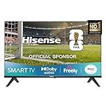 Hisense 32 Inch 32E4QTUK HD LED TV 2025 - Direct Lit LED, Dolby Audio, Natural Colour Enhancer, Games and Sports with Freely, Disney+, YouTube, Netflix
