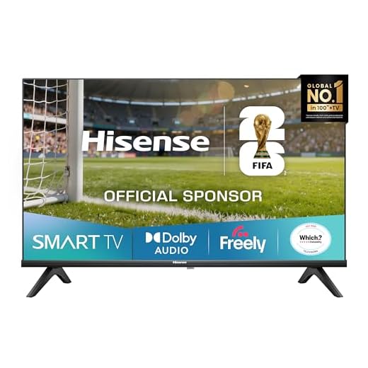 Hisense 40" 40E4QTUK FHD LED TV with Freely - Direct Lit LED, Dolby Audio, Natural Colour Enhancer, Games Mode, Sports Mode with Freely, Disney +, YouTube, Netflix