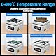 Kocusu 350 W PCB Heizplatte,0-400℃ Lötstation Heizstation mit LED Display,Vorheizen Station für Mikrocomputer Elektrische Vorwärmung,Handy Reparatur,SMD, Rework,Komponentenerwärmung,100X100MM