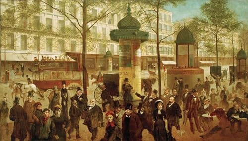 Affiche Impression Impression d'Art Tableau André Gill Image Toile Décoration 60x90