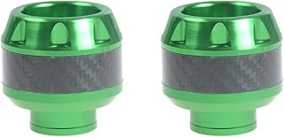 Universal Motorcycle Falling Protection Motorbike Scooter Tire Crash Protector Wheel Tyre Slider Moto Accessories Exterior 2Pcs, Green