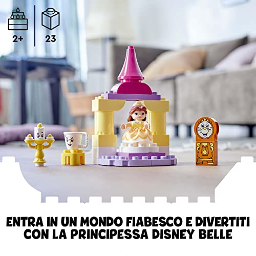 DUPLO Disney Princess La sala da Ballo di Belle, con Chip de la Bella e la Bestia, Giocattolo per Bambini dai 2 Anni in su 10960 - Lego - Immagine 2