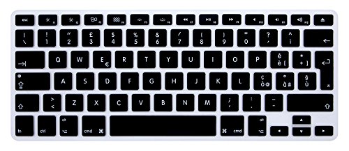 Skin de clavier MacBook silicone italien pour travailler au café ou au bureau en toute sérénité