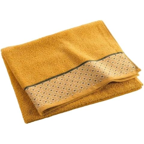 Drap de Bain Jacquard Miel Cover