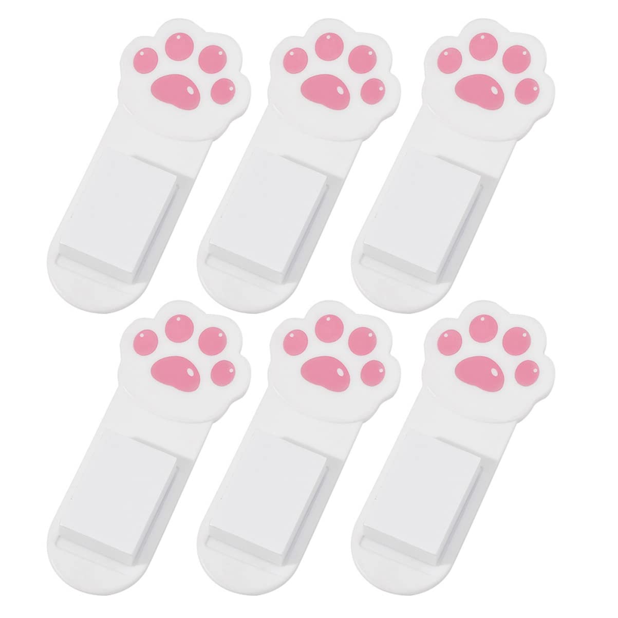 HONMEET 6pcs Toilet Seats Lifter Self-Adhesive Toilet Lid Handle for Family Use Convenient for Boys and Girls Seniors