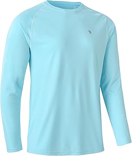 Camiseta de manga larga para hombre, de secado rápido, transpirable, para correr, deporte, gimnasio, protección UV, senderismo, pesca