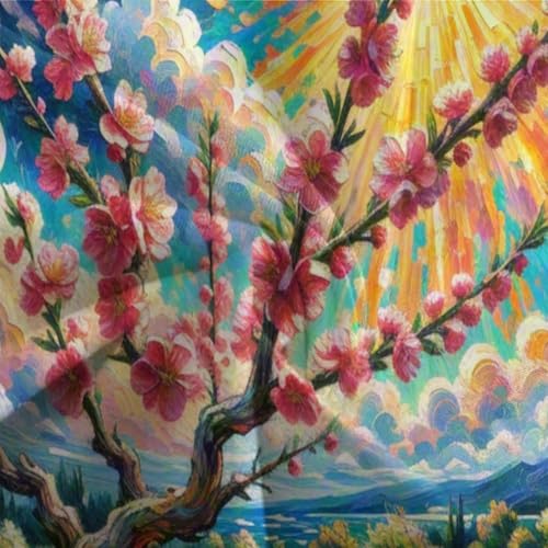 Housse de couette 140x200 fermeture éclair cachée Prune Prickly 3D