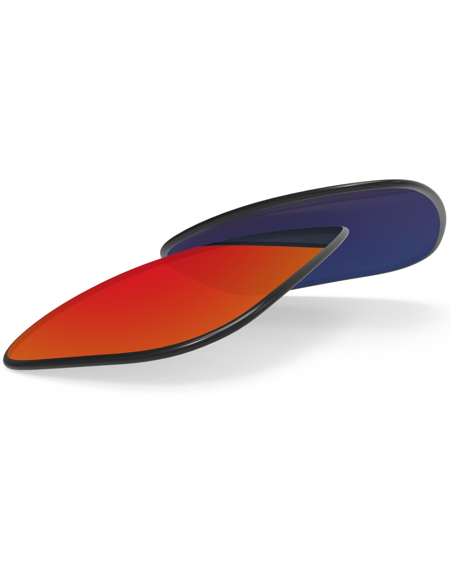 BlazerBuck Lentes de repuesto polarizadas antisal para Oakley Inmate de 65 mm, lentes de sol de ajuste asiático