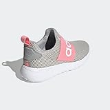 adidas Lite Racer Adapt 4.0 Running Shoes, Grey/Grey/Super Pop, 6 US Unisex Big Kid - Image 7