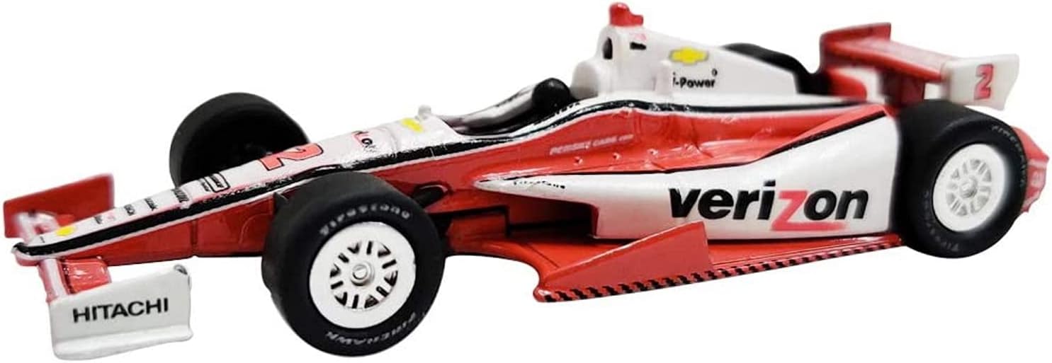 Auto World 1/64th Scale Diecast Indy Model Race Car for Kids, Toy Car for Toddlers, Kids, Boys, Girls Gift (Verizon)