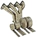 Exhaust Heat Wrap, Lance Home Tap Header Glassfiber Wrap Kit for Car Motorcycle with 10 Stainless Ties (Titanium, Length: 5m)