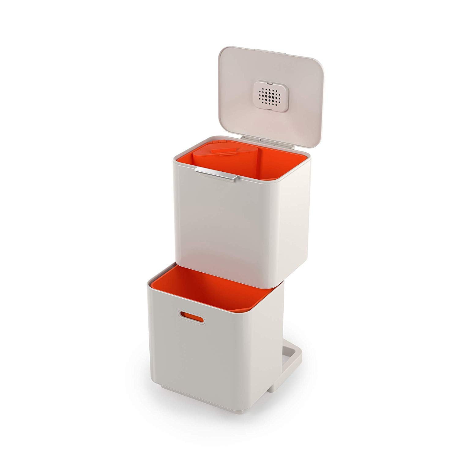 Joseph Joseph 30061 Totem Max Unità Separazione e Riciclaggio Rifiuti, Pietra, 60 l