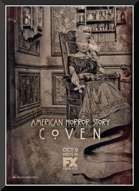 5D Diamond Painting Retro American Horror Story Movies (40x60cm) Painting Art Craft kit Diamond Embroidery,Full Drill Diamond Painting Kits,Paint by Number Kits Stitch Craft kit Home Decor