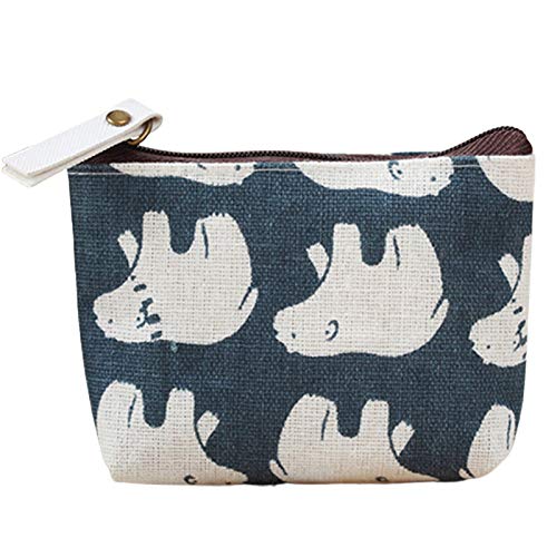 Portemonnaie Fashion Printed Canvas Mini Münzhalter Tasche für Party - 3# Cover