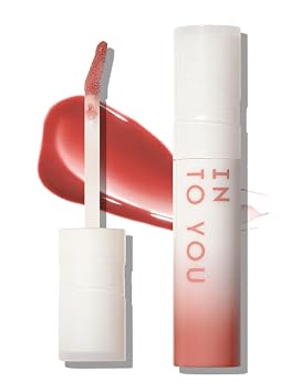 INTO YOU Lip Stain Long Lasting, Lip Gloss, Lip Tint, Lip Plumper Gloss, Glitter Lip Gloss, Liquid Lipstick, Vivid Color, Smudge-Proof, Lightweight, Naturally Moisturizing, Lip Oil For Dry Lips CC04