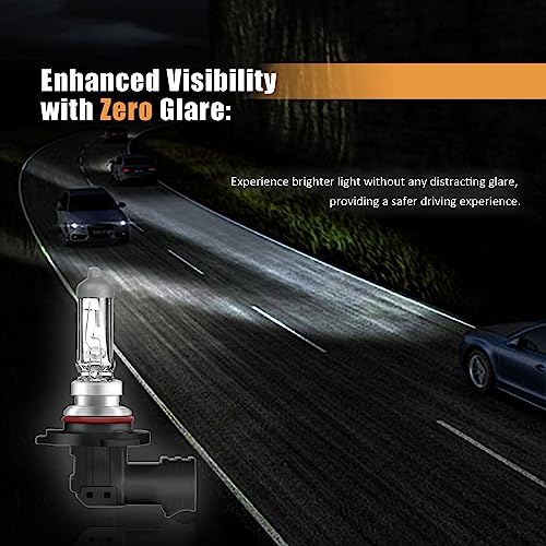 WEELMOTO Automotive Car Halogen Headlight Bulb 9006 (HB4) 51W (Pair), Car Headlight Lamp Super White Light Halogen Light Bulb Replacement for Driving Fog Light 12V, IP67,Bulb Replacement (2 Pack) - Image 4