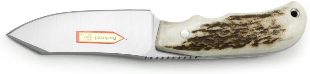 Puma IP Ela Staghorn Spanish Made Hunting Knife with Leather Sheath