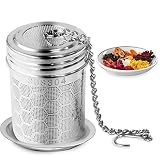 Tea Infuser, Stainless Steel Tea Diffuser for Loose Tea, Tea Filter in Honeycomb Holes Design, Tea S
