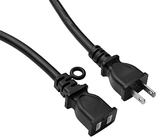 山善(YAMAZEN) 延长线 10米 1口 15A 125V 1500W 黑色 软质电缆 延长电缆 延长插座 OA接头 电源线 电源接头 线缆卷 EC-S1510BK