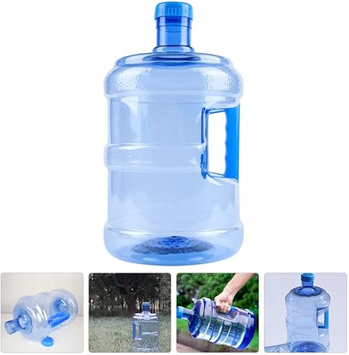 Miniatura 9 de Totority Jarra de agua de 1.3 galones, botella de agua de plástico, contenedor de agua, tetera de agua portátil, tanque de agua para campamento,