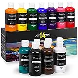 acryllack entfernen 【Premium Kunst Qualität】 Alle Farben sind lebendiger, dicker und cremiger. Sie gleiten reibungslos, lassen sich leicht mischen und trocknen schnell, sicher und ungiftig für Mensch und Umwelt.