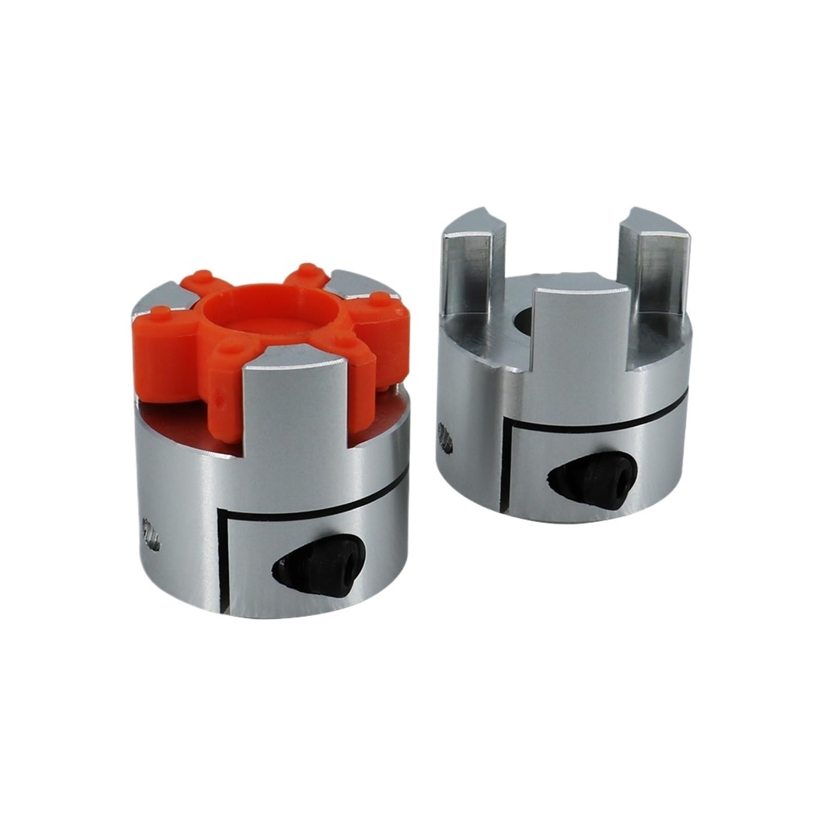 Kupplung D55L66 Aluminium Plum Flexible Wellenkupplung Motorstecker Führungslänge 12-38 mm(17X30)