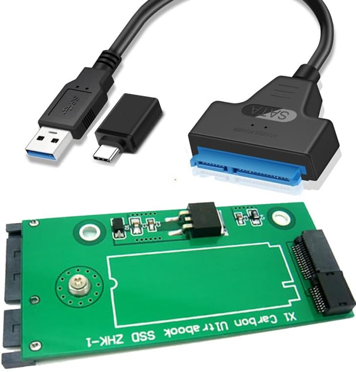 Sintech 26pin SSD to SATA Adapter Card with USB Cable, Compatible with Sandisk SD5SG2 from Lenovo X1 Carbon Ultrabook 2012 Year