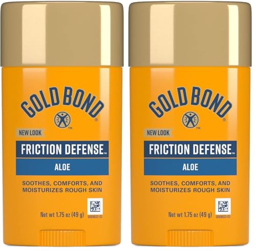 Gold Bond Friction Defense Stick with Aloe | Prevents Chafing | Soothes & Moisturizes | 1.75 oz | Pack of 2