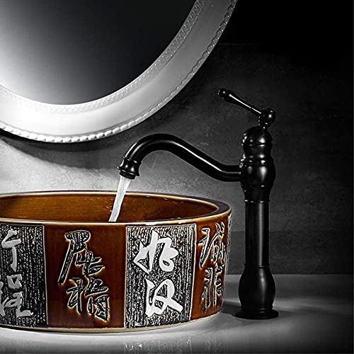 Robinets de lavabo en laiton avec double poignée eau chaude froide - 4