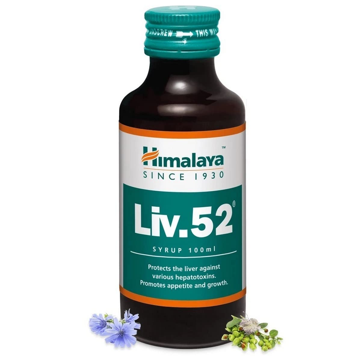 Himayala Liv.52 - Bottle of 100 ml Syrup