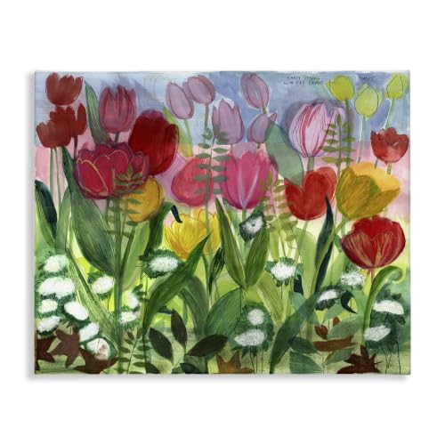 Stupell Industries 'Lush Varied Spring Tulips Blooming Flower'| Canvas Art
