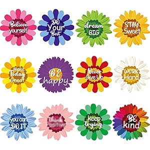 Zonon 36 Stück Sonnenblumen Ausschnitte Set