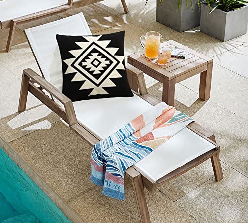 Pyonic Geo Accent Throw Pillow Covers 18X18, Boho Abstract Pillow Covers Black White Modern Tribal Geometric Pillowcase Farmhouse Cushion Case For Couch Sofa Bed #TOP4