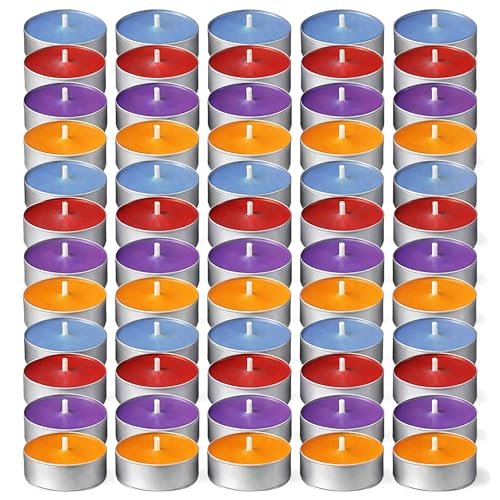 Coloured Tea Lights