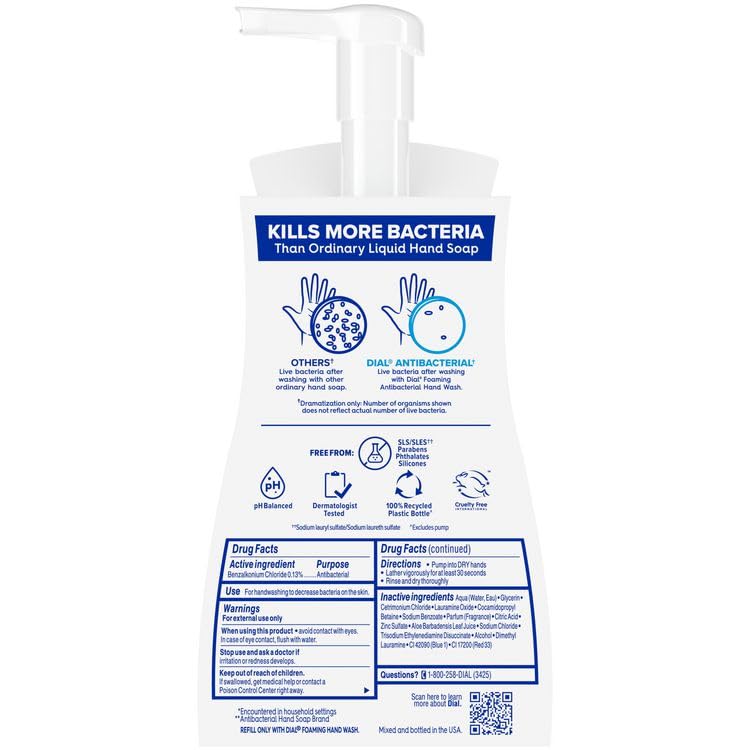 Antibacterial Foaming Hand Wash, Coconut Water Scent, 10 oz, 8/Carton