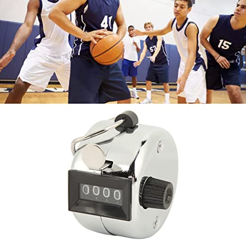 Contador de mão, 5 peças contador de contador de contadores de mão resistente e preciso para eventos