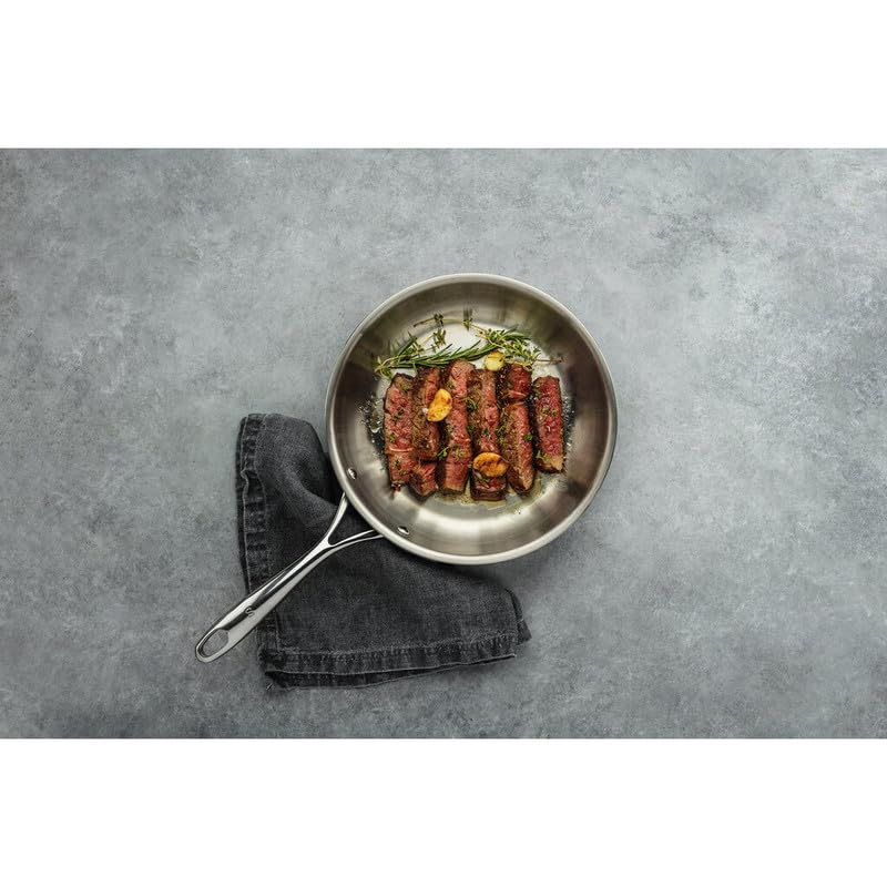 Stainless-Steel-Skillet-Duo-10-12-Non-Stick-Frying-Pan-Set-Heat-Resistant-Handle-Induction-Compatible-Oven-Safe-Easy-to-Clean-Made-in-Italy