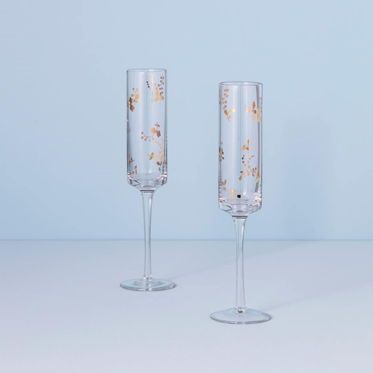 Lenox 890865 Opal Innocence Flourish 2-Piece Toasting Flute Set