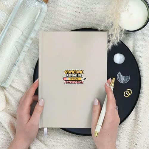 Image of SODAVA (Set of 3) Remind Me to Take Attendance Sticker Funny Teacher Attendance Reminder Sticker Back to School Stickers Dont Forget to Take Attendance Sticker Gift Laptop Stickers 3 inch