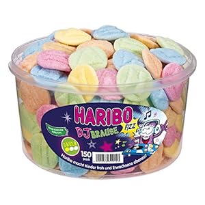 Haribo DJ Brause, Bears, Winegums, Fruit Gums with Cola-Flavour, Sweets, Bonbons, 1200 g Box