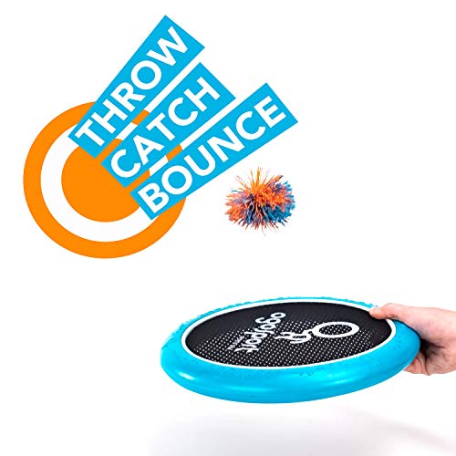 OgoDisk Mini Disc Set with OgoSoft Rubber Ball - Outdoor Bouncy Disk Game for Lawn & Pool - Throw, Toss & Catch - Kids & Adults 8+ by Ogo Sport - Used condition - Image 2