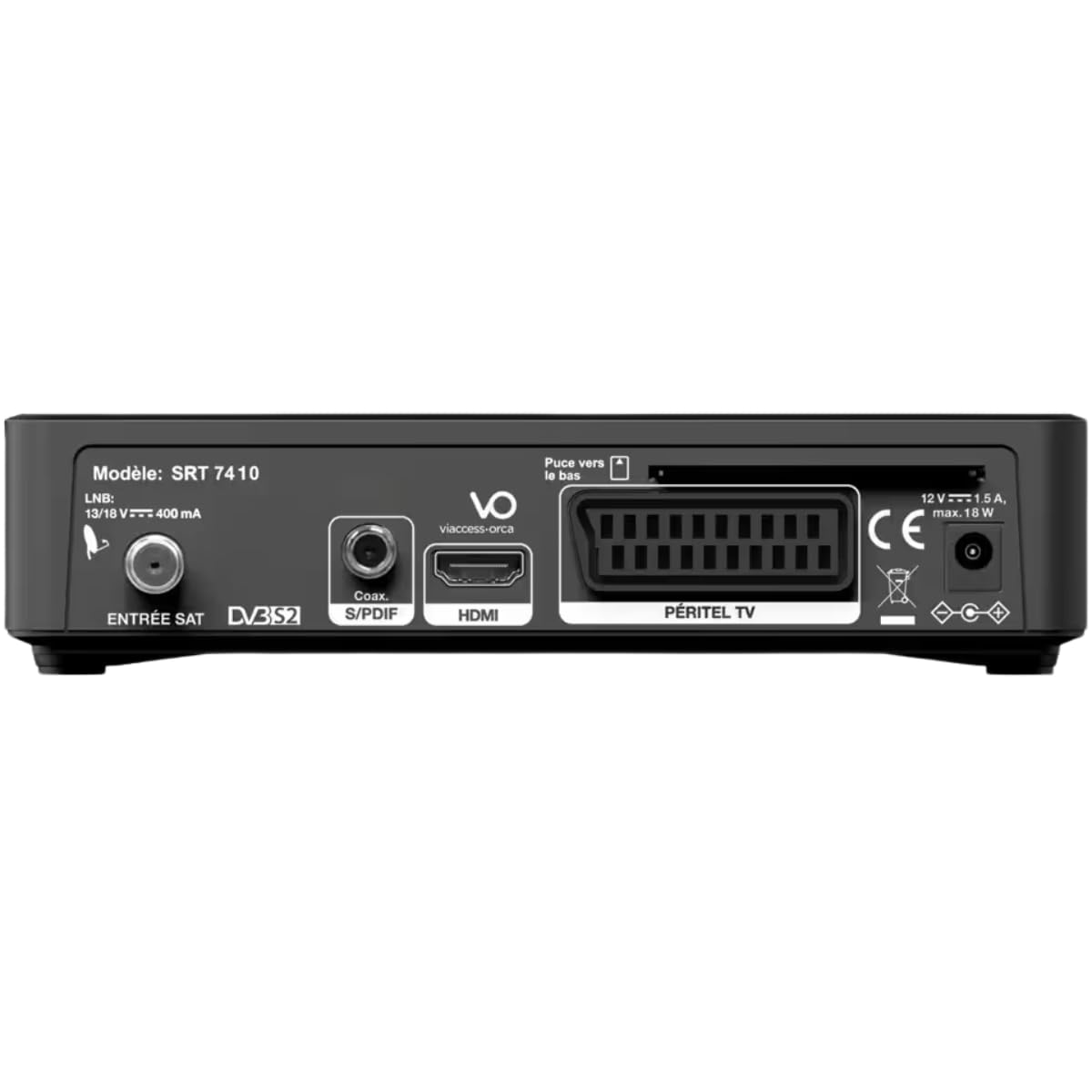 STRONG SRT 7410 Décodeur Satellite TNTSAT Astra + Carte TNTSAT + Câble HDMI Offert
