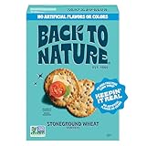 Back To Nature Crackers Stonegrnd Wht, 5 oz