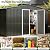12 x 10FT Sheds & Outdoor Storage, Dark Grey Metal Waterproof Storage Shed with Door and Lock Outdoor Shed,All-Weather Shelter for Bike, Gardening Tools, Lawn Mowers