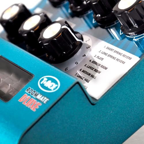 Effet réverbération guitare T-Rex RoomMate D'Luxe studio stéréo