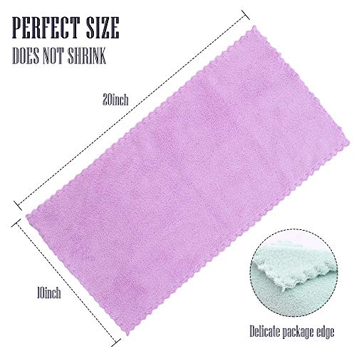 Super Soft Burp Cloths 8 Pack - Thick Baby Washcloths - Extra Absorbent - Perfect Size Large 20" by 10" - Light and Easy to Carry - Milk Spit Up Rag - Burpy Cloths for Unisex, Boy, Girl - Multicolored - Thumbnail 3