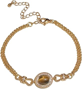 Bracelets For Womens Women's Vintage Bracelet, Fashionable Hand Chain-yellow