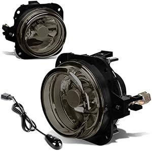 DNA MOTORING FL-ZTL-219-SM Assembly Fog Light Driver & Passenger Side Enhance visibility [Compatible with 02-05 Mitsubishi Eclipse / 04-08 Galant]