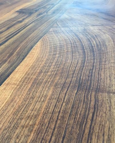 TUZECH Exotic Live Edge Solid Wood Coffee Table Living Room Table Dining Table Console Table Patio Table Kitchen Table Centre Table Bar Counter Table Side Table (Without Stand, 48 x 24 Inches)